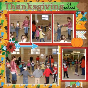 Thanksgiving at School Right