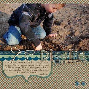 Digging to China