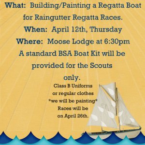Raingutter Regatta