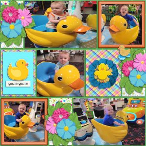 Gideon loves the duck