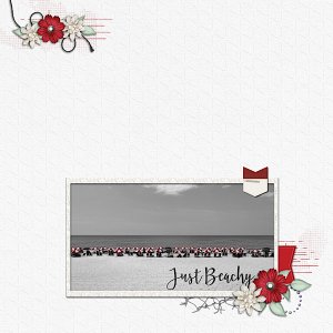 Just Beachy: August Mojo Mod Black and White