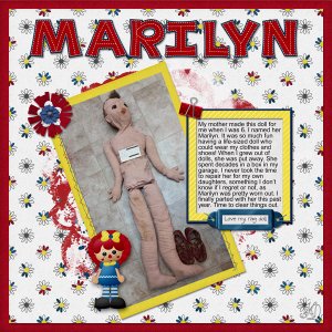 Marilyn, my rag doll
