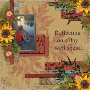 Reflecting on a day well spent!