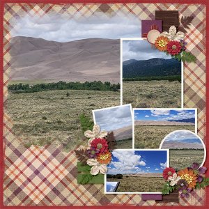 Sand Dunes National Park Scenery