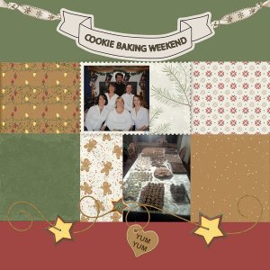 Cookie baking weekend