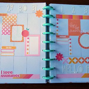 Last Summer Days Planner Layout