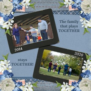 The family that plays together ... stays together.