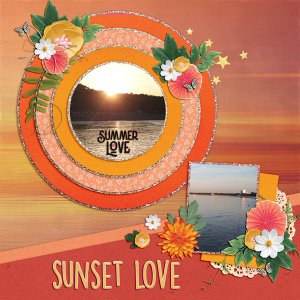 sunset love