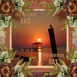 The brilliant END of a glorious DAY