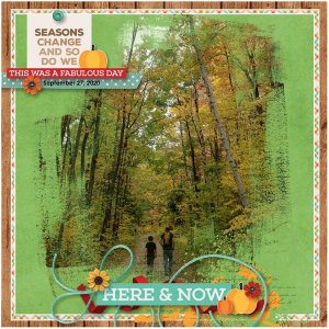 Seasons Change GingerScraps 13th Birthday Photo Mask Challenge