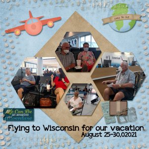 Family flying to Wi for a family visit