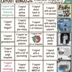 Bingo Card Sept 2021