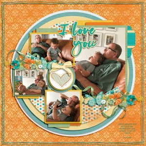 Jaxon + Grandpa (babysitting) - Summer 2021