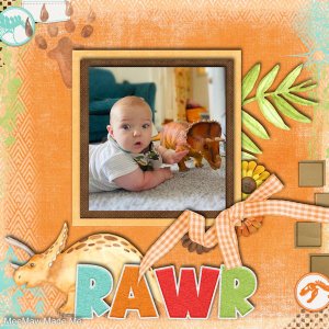 Jaxon With Dinosaur