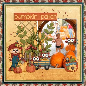 AT THE PUMPKIN PATCH