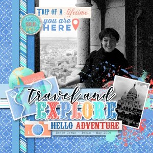 Travel And Explore DSD 2021 Slow Scrap Challenge