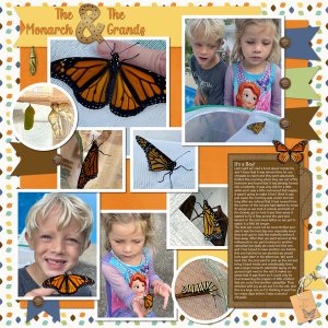 The Monarch + The Grands: Oct. A Year of Blessings Challenge