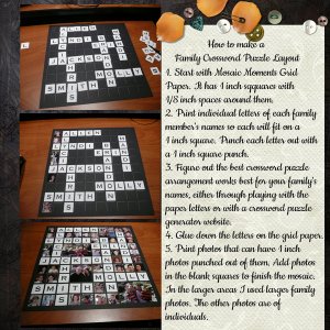 How to make a Family Crossword Puzzle