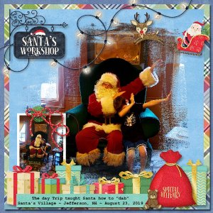 "Dabbing" Santa