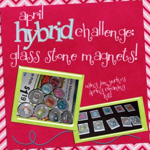 Hybrid: Glass Stone Magnets!