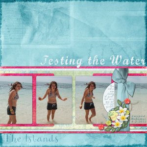 testint the water