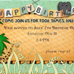 Alex Birthday Invite