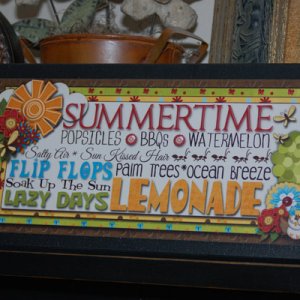 summer small plaque