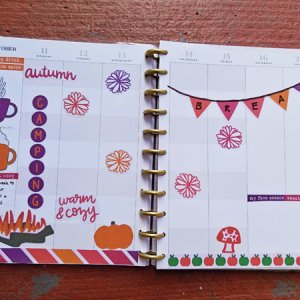 warm + cozy homeschool planner