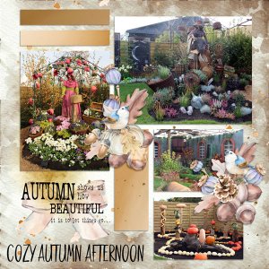 Cozy afternoon autumn