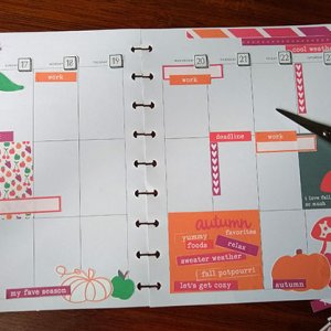 Warm + Cozy Planner Layout