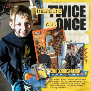 Making of the Pinewood Derby Car