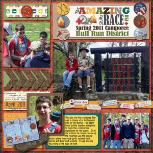 The Amazing Skills Race Spring Camporee