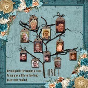 Our family is like the branches of a tree ...