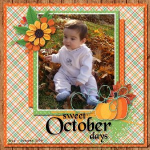 Sweet October Days - Oct21 Word Art Challenge