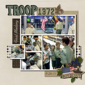 First New Troop Meeting