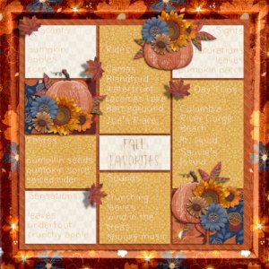 Fall Favorites in Categories