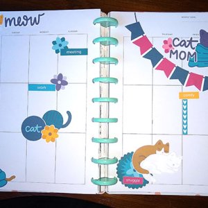 Cuddly Cats Planner Layout