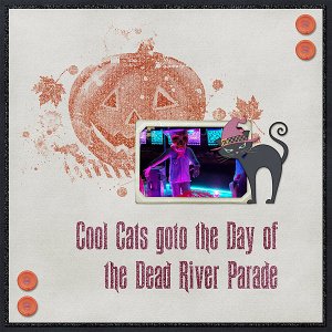 Cool Cats go to the Day of the Dead River Parade