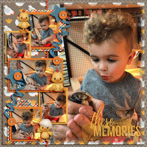 Jaxon + a little chick 10.8.2021