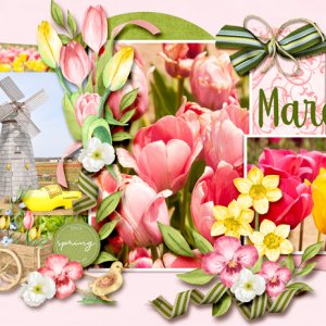 March Calendar Topper