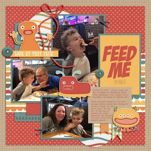 Jaxon 'feed me' at Hideaway Pizza 10.9.2021