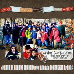 Winter Camp-o-ree Title Pages