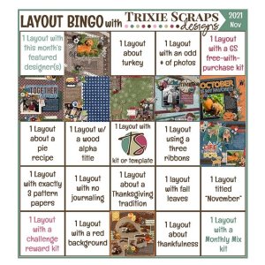 November Bingo Card