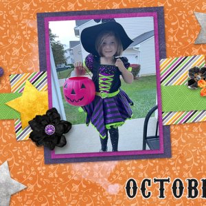 October Calendar Topper