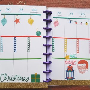 Very Merry planner spreads