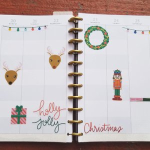 Very Merry planner spreads