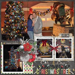 Cars Land Founders Christmas Tree