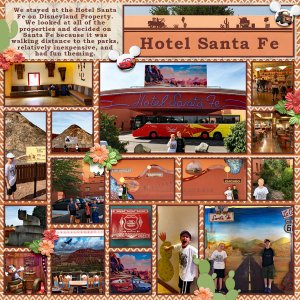 2018 Disneyland Paris Hotel Santa Fe