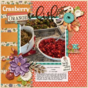 Cranberry orange relish