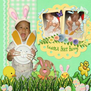 Easter Feet Bunny